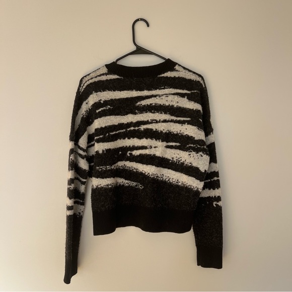 All Saints Ture Crew Neck Wool Blend Sweater - Picture 9 of 9